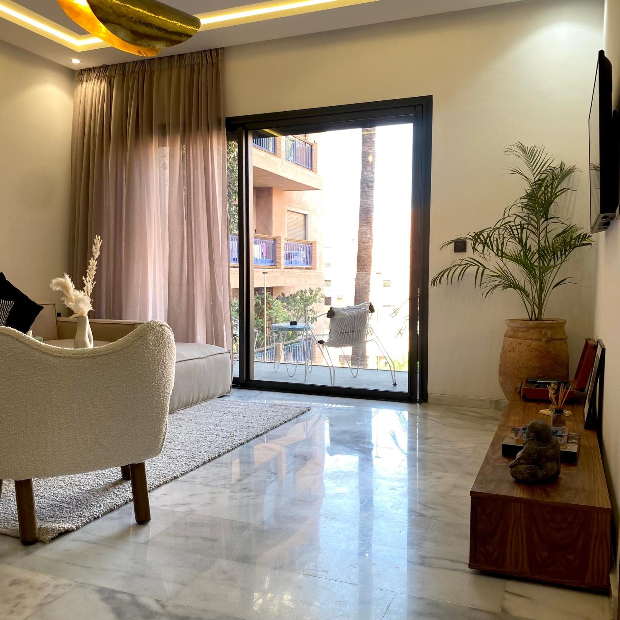 Rooftop Pool, Bright & Cozy Apartment In City Center Marrakesh Extérieur photo